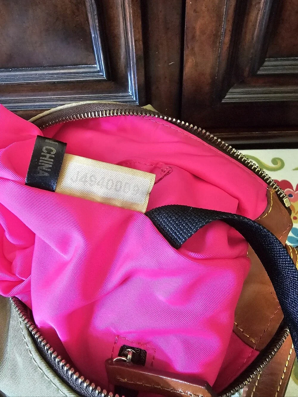 Dooney & Bourke Olive Hobo Bag - Vintage